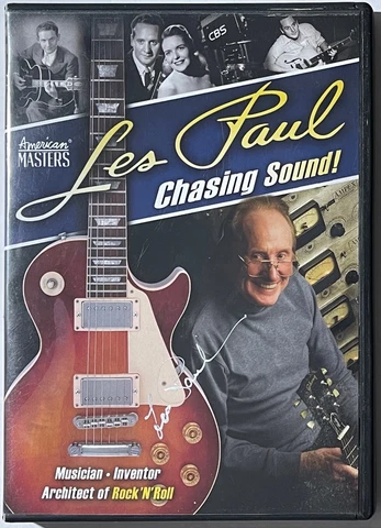 Autographed Les Paul Chasing Sound DVD w/Museum Provenance & COA Cover