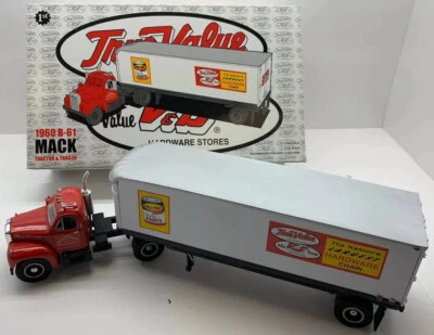 1st Gear 1960 B-61 Mack Tractor and Trailer Cotter Co. True Value #608643 3 - Image 1 of 4