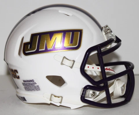 2022 JMU James Madison Dukes Custom Riddell Mini Helmet vs Georgia State Cover