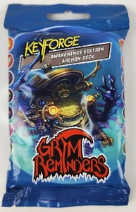 Keyforge Grim Reminders Awakening Special Edition Archon Deck Kickstarter - Picture 1 of 3
