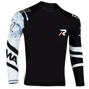 ROAR BJJ Athletic Men’s Rash Guard MMA long Sleeve Compression Base Layer Shirt - Picture 1 of 23