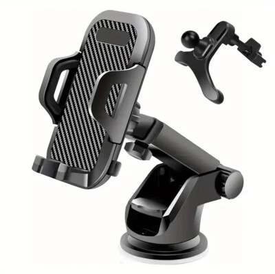 In Car Phone Universal Holder 360° Rotatable Car Mobile Phone Suction Mount - Image 1 of 4