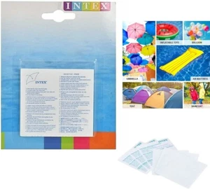 Kit de reparación de piscina de remo Intex parches cama de aire bañera de hidromasaje piscina inflables - Imagen 1 de 23