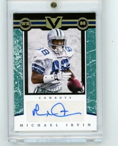 2017 Panini Vertex Michael Irvin Autogramm /10 - Dallas Cowboys  - Bild 1 von 2