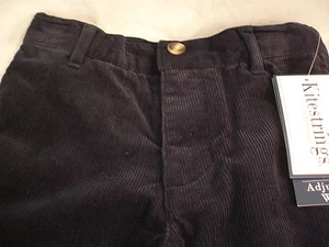 KITESTRINGS BY HARTSTRINGS 100% Cotton Corduroy Navy $42 Long Pants Boys Sz 2T - Picture 1 of 12
