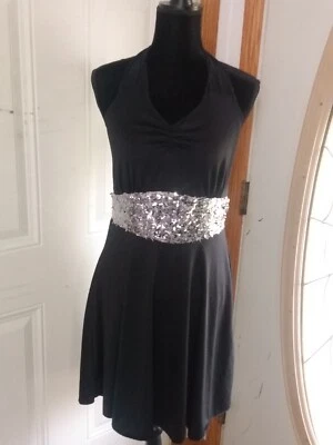 UnBranded One Piece Halter Top Style Women's Swim Suit With Attached Skirt - Image 1 of 4