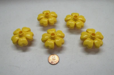 乐高 Duplo 黄色花卉花卉套装花卉花园房屋动物园全新 2022 年风格 — 第 1/3 张图片