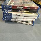 Ps4 Game Lot Nba 2K15 Fifa 15, Madden 16, 17, 18, The Show (6 Game Lot)