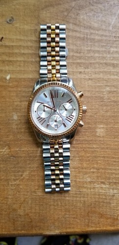 Orologio da polso donna MICHAEL KORS MK5735 Lexington cronografo tricolore