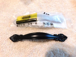 2 BLACK MATTE JETLAND HANDLE/PULLS, 3"CC - Picture 1 of 4