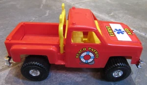 Processed Plastic Co. Red Yellow Chevy 4X4 Pickup # 9360 Beach Patrol First Aid - Picture 1 of 7