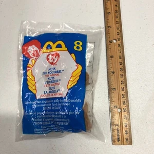 McDonalds Happy Meal #8 Ty Teenie Beanie Babies Nuts The Squirrel Toy 1999 (Nuevo) - Imagen 1 de 5