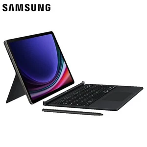 SAMSUNG EF-DX715 Keyboard Book Cover Case for Galaxy Tab S9 (KOR/ENG) - Picture 1 of 3
