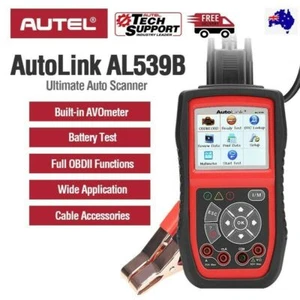 AUTEL AL539B OBD2 Car Fault Code Reader Scanner & Battery Test Diagnostic Tool - Picture 1 of 12