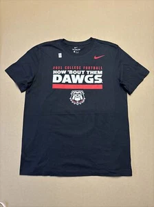 New Nike Men’s T-shirt Georgia DAWGS Championship 2021 L, large, NWT, Black - Picture 1 of 7