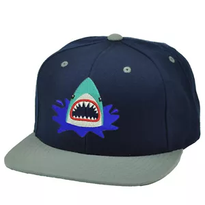 Cappello berretto da baseball squalo preferito da bambino berretto snapback blu navy/grigio bill - Foto 1 di 4