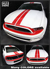 Ford Mustang 2013-2014 Over-The-Top Retro Style Stripes Decals (Choose Color)