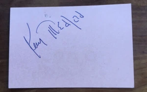 ACTRESS KAY MEDFORD AUTOGRAPHED 4" BY 6" CARD FUNNY GIRL VERZI SIGNED 1969 - Picture 1 of 2