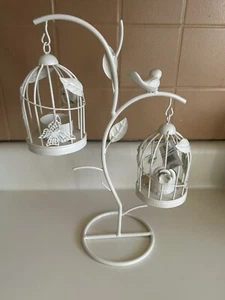 Birdcage Candle Holder Iron Hollow Out Modern Candlestick Holder for Holidays - Picture 1 of 11