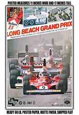 11x17 POSTER - 1977 Long Beach Grand Prix