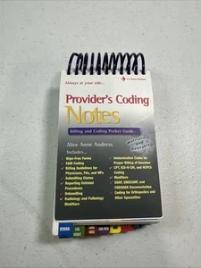 Provider's Coding Notes: Billing & Coding Pocket Guide (Davis's Notes) - Foto 1 di 4