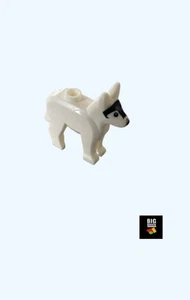 BBLB Brick White Dog / Husky, City ,Farm Animal,Safari , Lego compatible- New - Picture 1 of 2