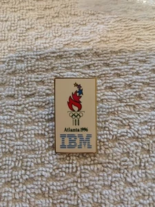 OLYMPICS ATLANTA 1996 IBM METALL/EMAILLE Pin - Bild 1 von 3