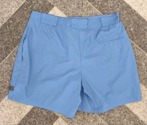 Vintage Silver Tag Nike Shorts Womens size 12-14 Large Performance Golf Blue - Picture 1 of 13