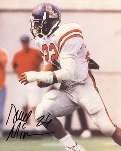 DEUCE MCALLISTER SIGNED 8X10 PHOTO SAINTS Ole Miss FOOTBALL AUTOGRAPH Great - Picture 1 of 3