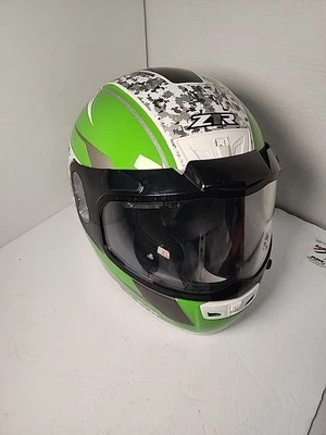 Casco integral para moto de nieve Z1R Phantom XL. Verde. Gran forma Foto 1 de 4
