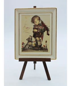 Hummel: Not for You! Miniature Porcelain Artwork and Easel - Picture 1 of 4