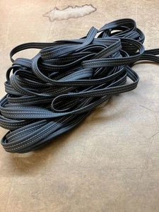 Boat Hidem 3/4" x 1/8" Vinyl Black 21 Yards - Picture 1 of 1