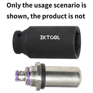 ZKTOOL Solenoid Valve Removal Tool Kit For Tesla Solenoid Valve Bushings Socket - Picture 1 of 7