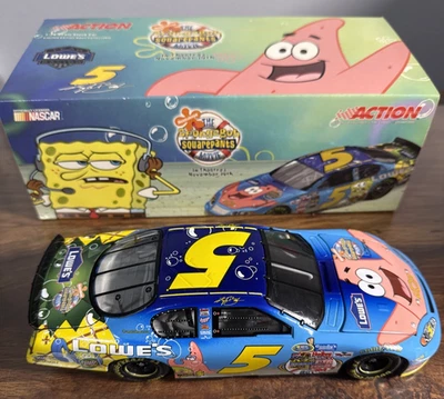 2004 Kyle Busch #5 Lowes/SpongeBob SquarePants Monte Carlo 1 of 2652 Die-cast - Image 1 of 4
