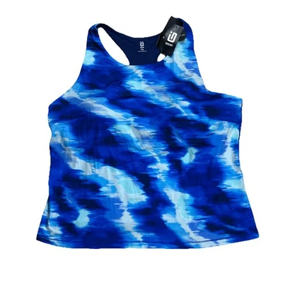 Camiseta sin mangas ID Ideology Active talla 2XL PowerSoft espalda deportiva azul incorporado nueva con etiquetas Foto 1 de 4