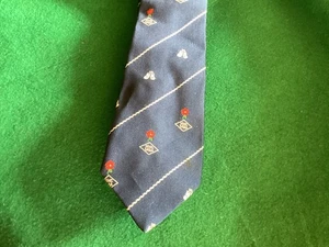 Vintage SABA Schools Boxing Association North West Counties Men Tie Uk Freepost - Picture 1 of 2