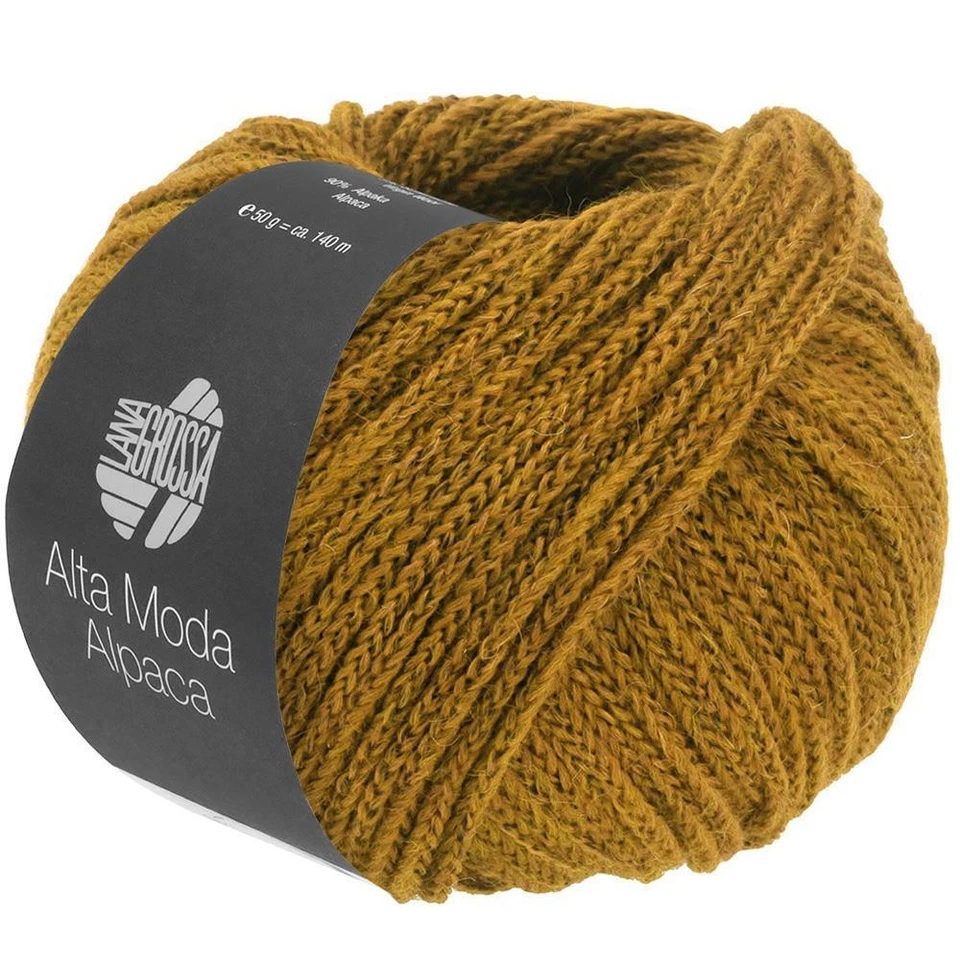 Wolle Kreativ! Lana Grossa - Alta Moda Alpaca 0096 senfgelb 50 g - Bild 1 von 1