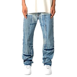MNML Men's Blue V381 Baggy Denim Jeans Size 32 - Picture 1 of 10