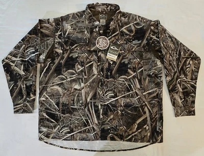 Drake Waterfowl Systems RealTree Max-5 Camo Hunting Vented Men's Shirt Size 3XL - Image 1 of 4