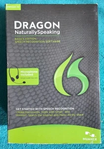 NUANCE - Dragon Basics NaturallySpeaking Speech Recognition Software Version 12 - Picture 1 of 9