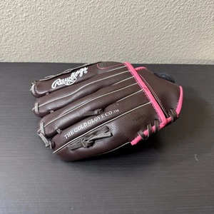 Rawlings FP11T Fast Pitch 11" Youth RH Throw Softball Glove Brown Pink - Picture 1 of 6