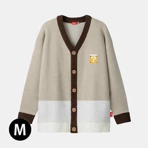 Super Mario Winter Collection Cardigan Nintendo TOKYO Unisex M & L Size NEW F/S - Picture 1 of 6