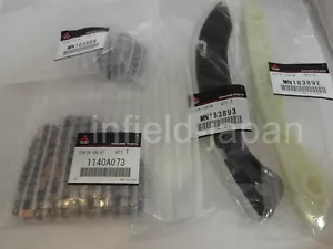 Genuine Mitsubishi LANCER EVOLUTION X 10 4B11T TURBO Timing Chain Kit F/S - Picture 1 of 7