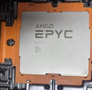 AMD EPYC 9174F Genoa 16-Core 4.1GHz SP5 256MB ZEN4 Processor CPU 100-000000796 - Picture 1 of 2