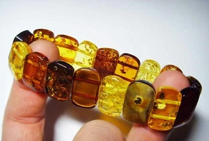 Amber Bracelet Natural Baltic Amber Jewellery Amber Bracelet - Picture 1 of 9