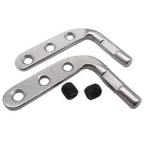 JUEGO DE 2 OJALES Y TORNILLOS DE ROSCA DE TRES ORIFICIOS PARA JUKI DDL555, LU-562, LU-563 - Imagen 1 de 3