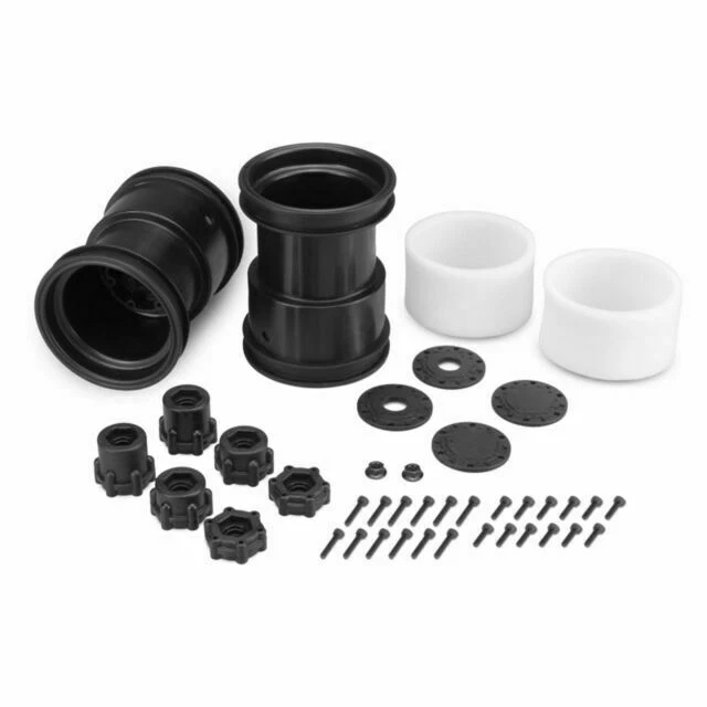 JConcepts Inc. Tribute 2.6 x 3.6 Monster Truck Wheel Black 2 JCO3377B RC Tire- - Image 1 of 1