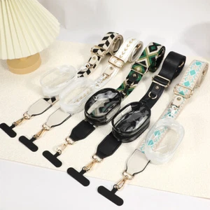 Longitud Ajustable Bolso de Mano Correa Mujeres Mensajero Colorido Bandolera Bandolera Correas - Imagen 1 de 24