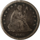 1860-P Seated Liberty Quarter Great Deals From The Executive Coin Company