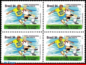 2477 BRAZIL 1994 WORLD CUP CHAMPIONSHIP, USA, SOCCER FOOTBALL FIFA, MI# 2588 MNH - Picture 1 of 2